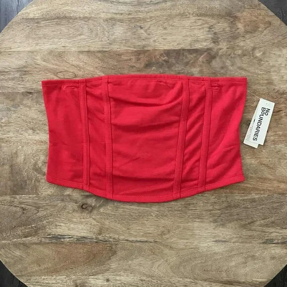 NEW 2Pc 20 (XXL) Black Tube Top & Short Set - Picture 7 of 10